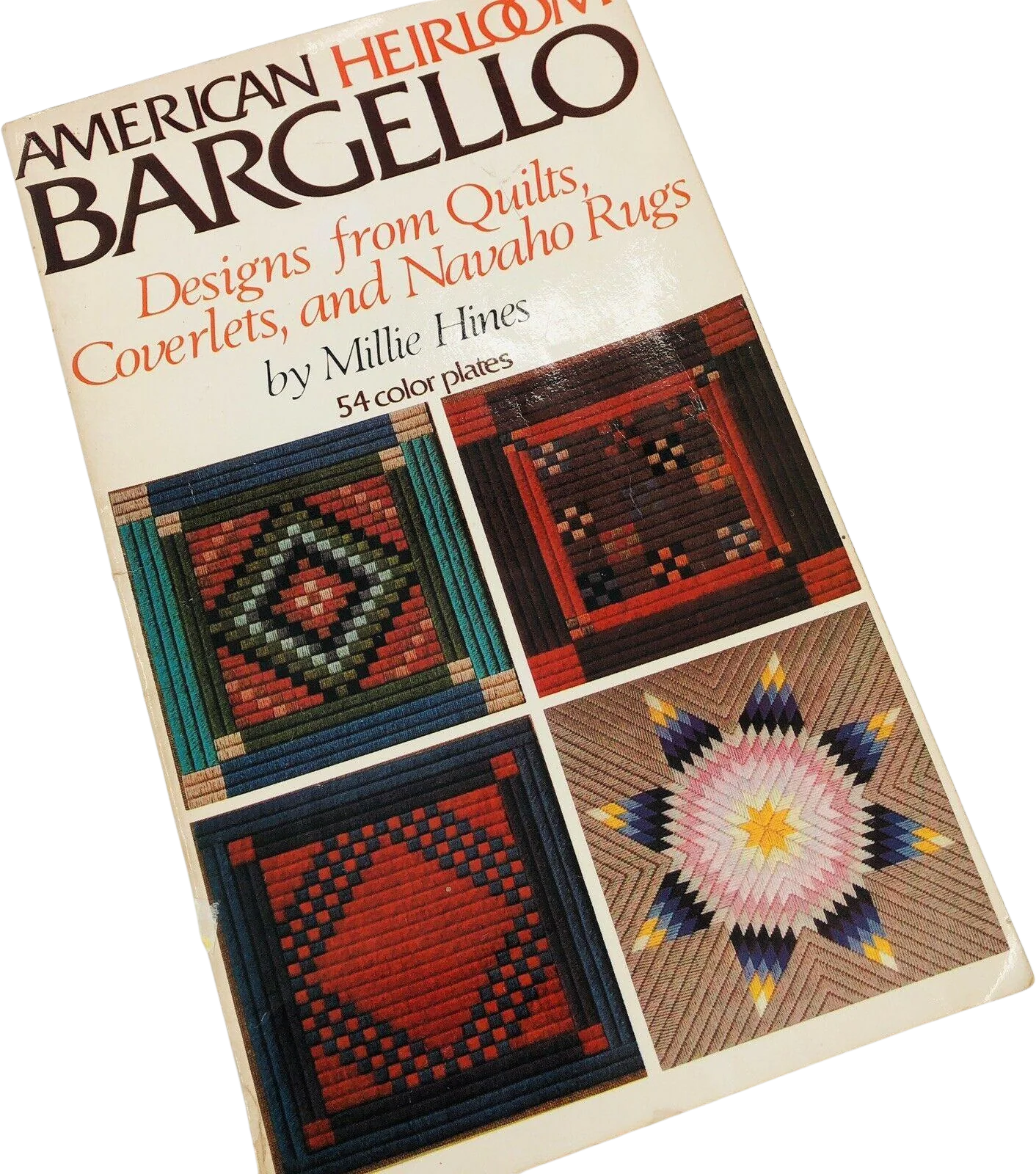 American Heirloom Bargello - Quilts Coverlets and Navaho Rugs 54 Plates by Millie Hines