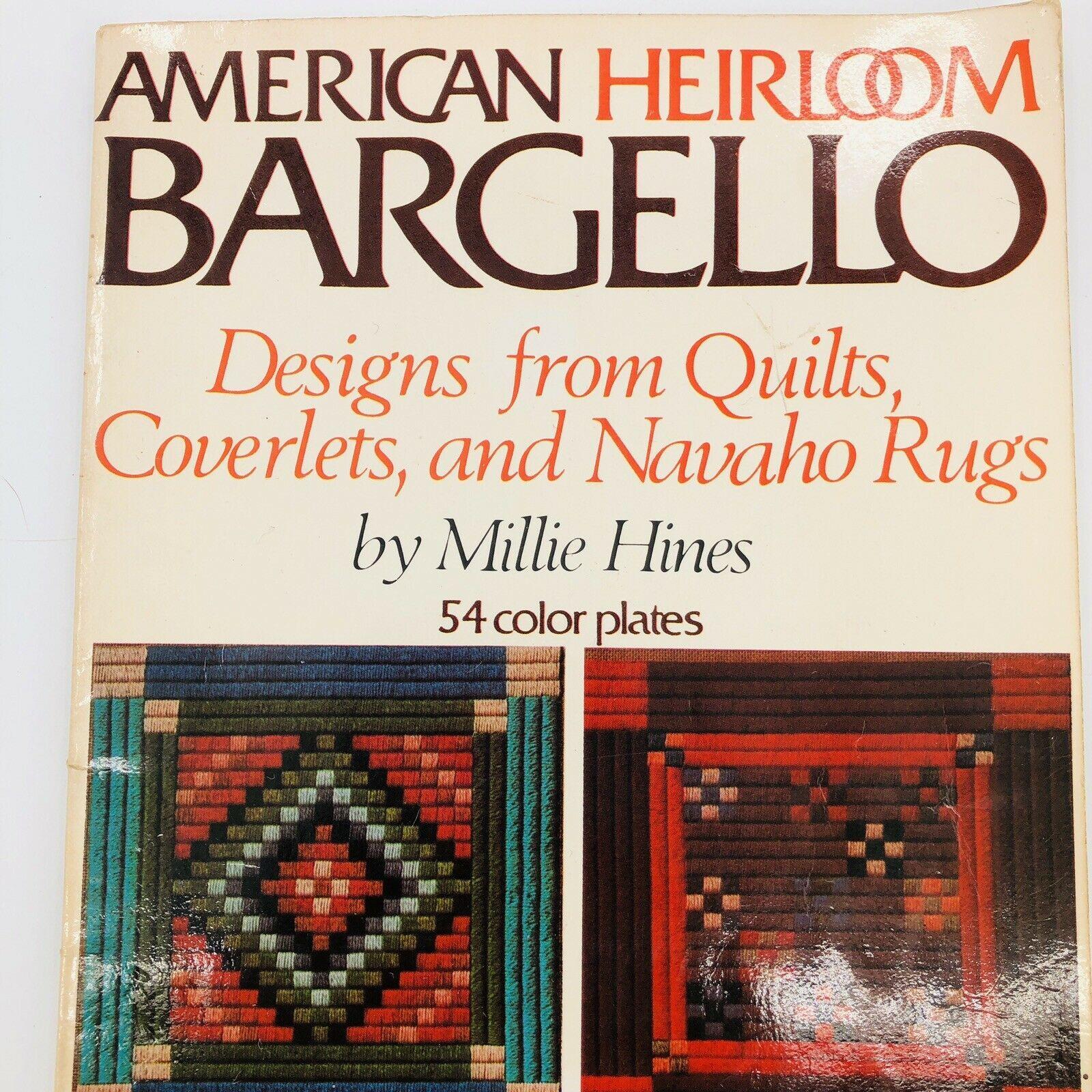 American Heirloom Bargello - Quilts Coverlets and Navaho Rugs 54 Plates by Millie Hines - Image 2