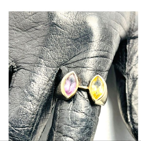 Amethyst Duo 925 Sterling Silver Ring Size by Topaz & Amethyst - Image 5