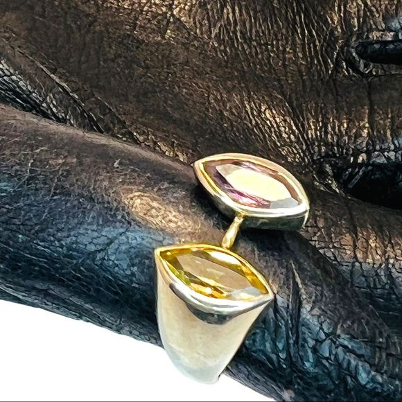 Amethyst Duo 925 Sterling Silver Ring Size by Topaz & Amethyst - Image 8