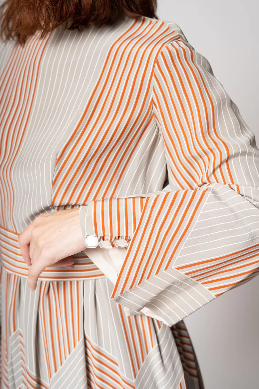 Amey Silk Dress by Ronald Amey - Image 3
