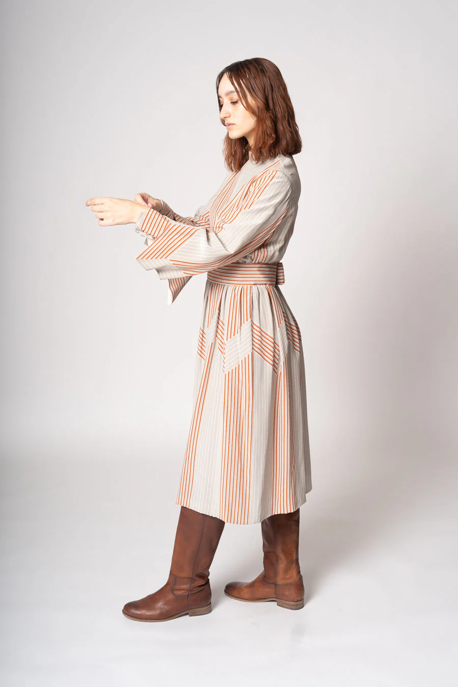Amey Silk Dress by Ronald Amey - Image 6