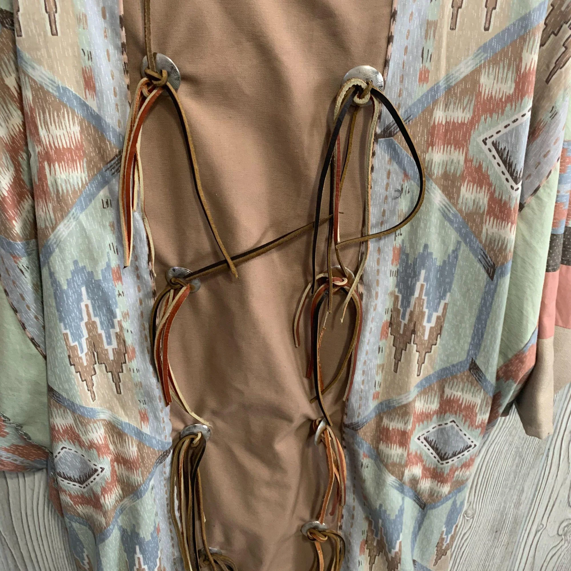 An Original By Pam Western Mixed Materials Jacket - Image 14
