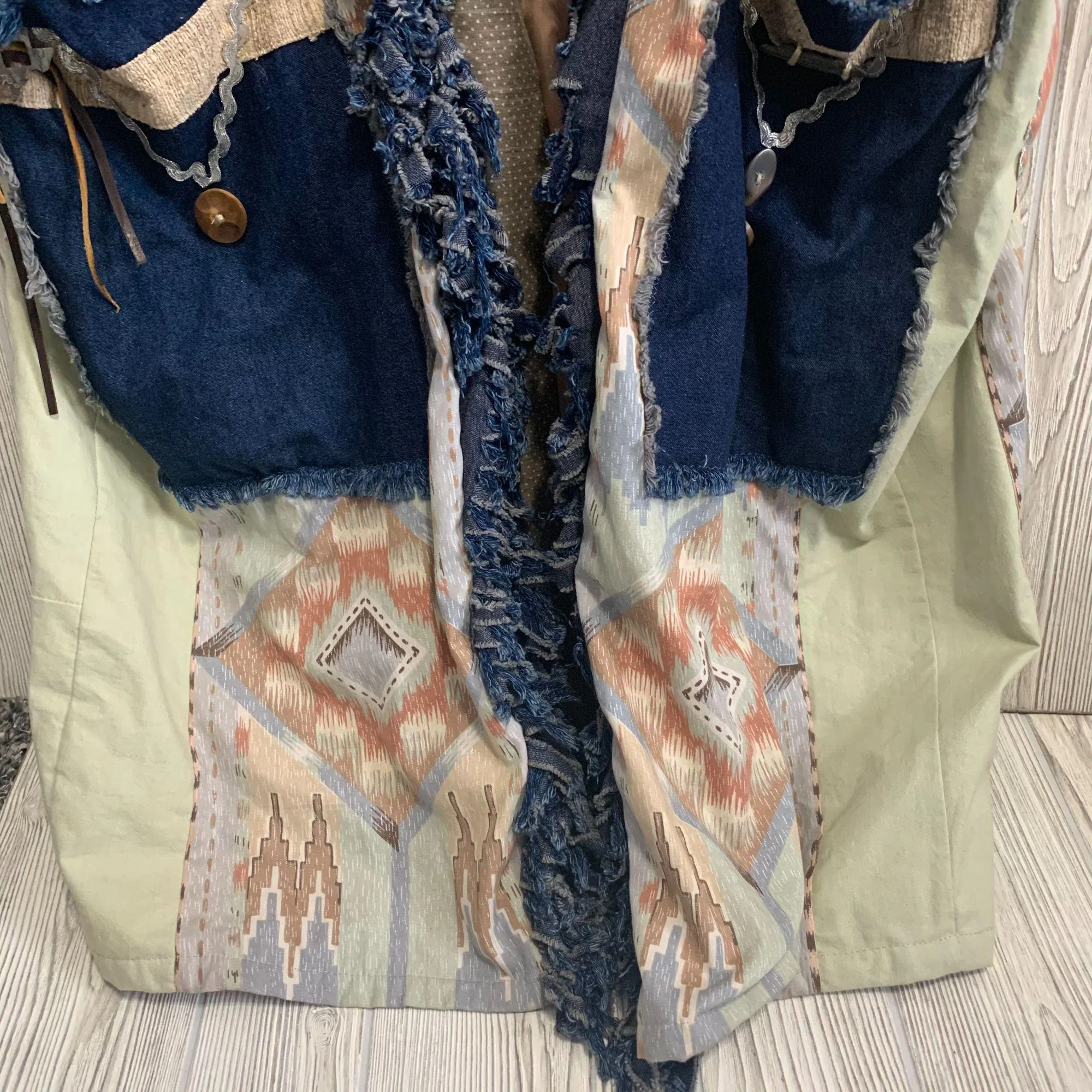 An Original By Pam Western Mixed Materials Jacket - Image 3