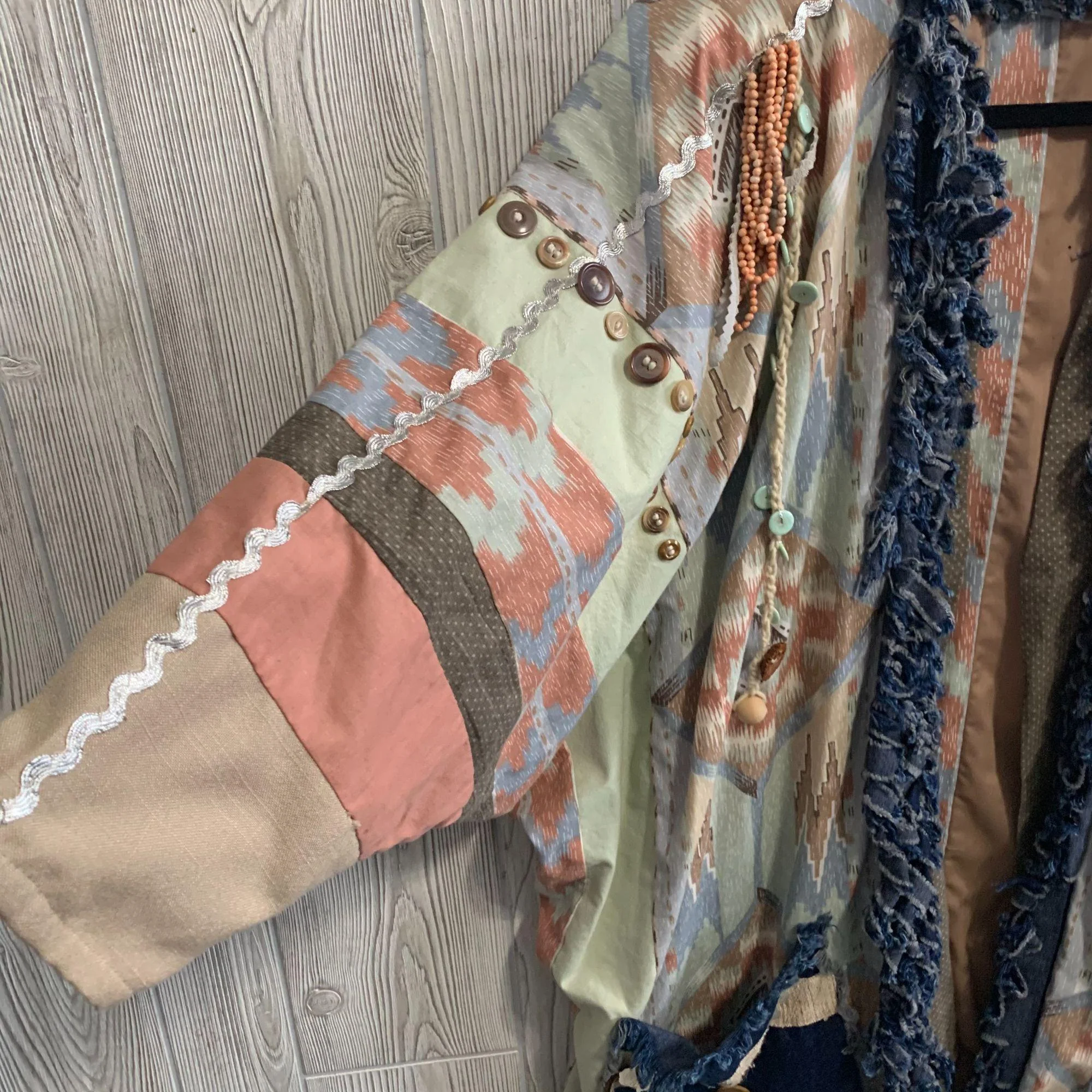 An Original By Pam Western Mixed Materials Jacket - Image 4