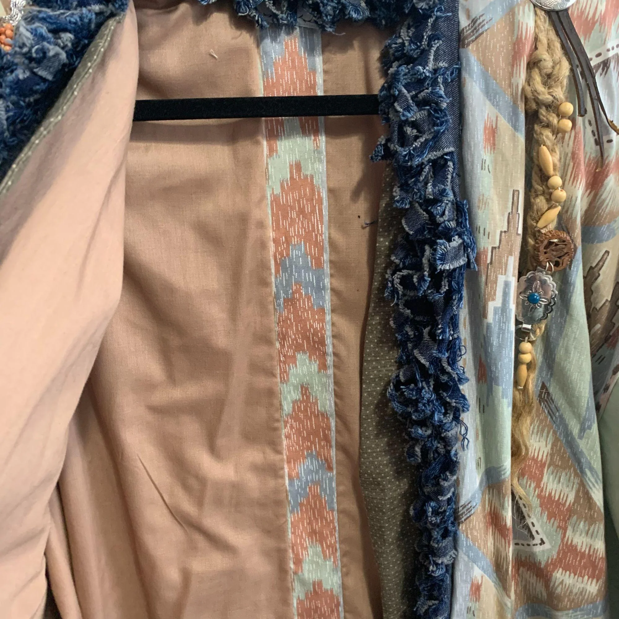 An Original By Pam Western Mixed Materials Jacket - Image 8