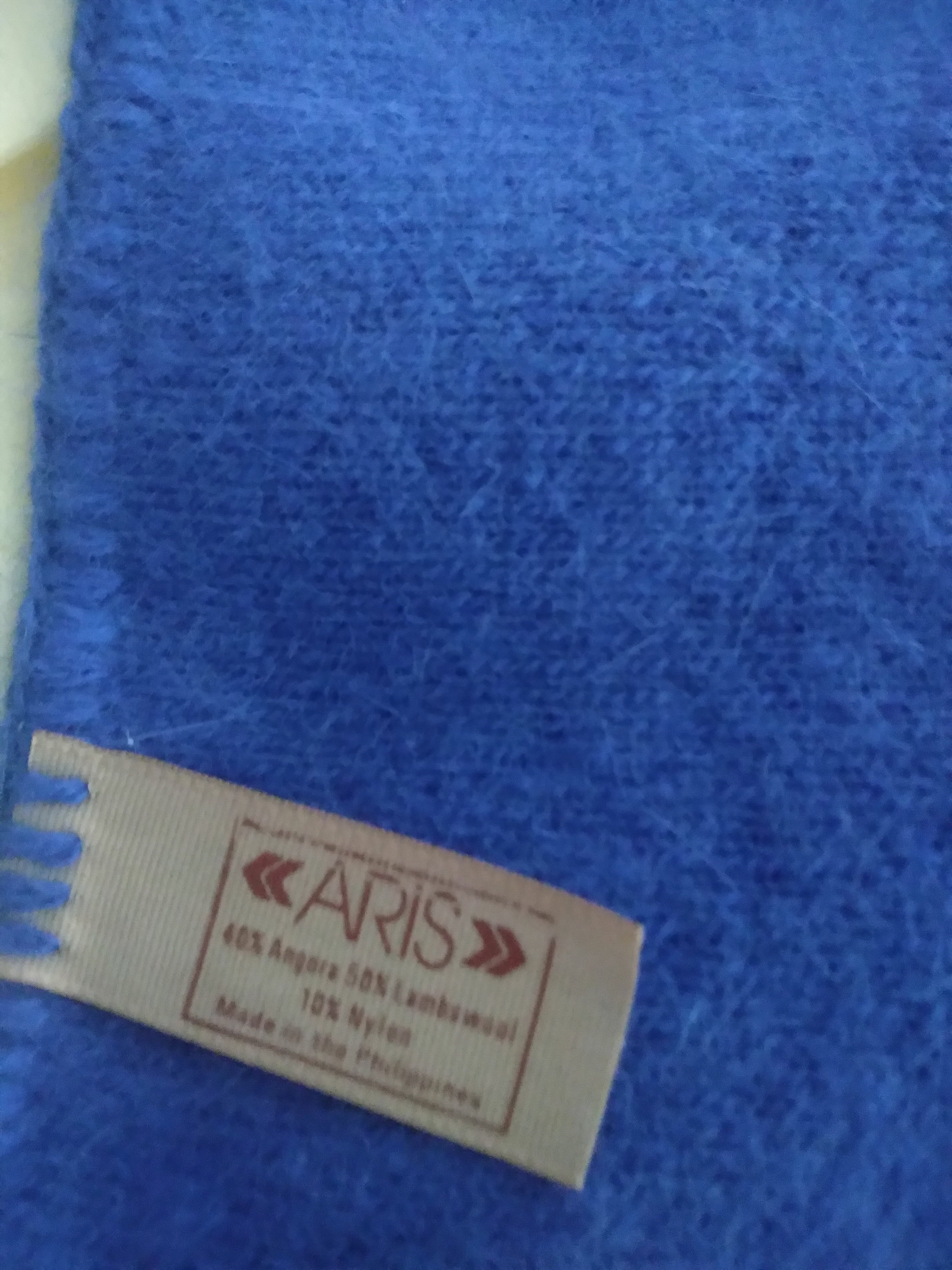 Angora Lambswool Scarf By Aris - Image 4
