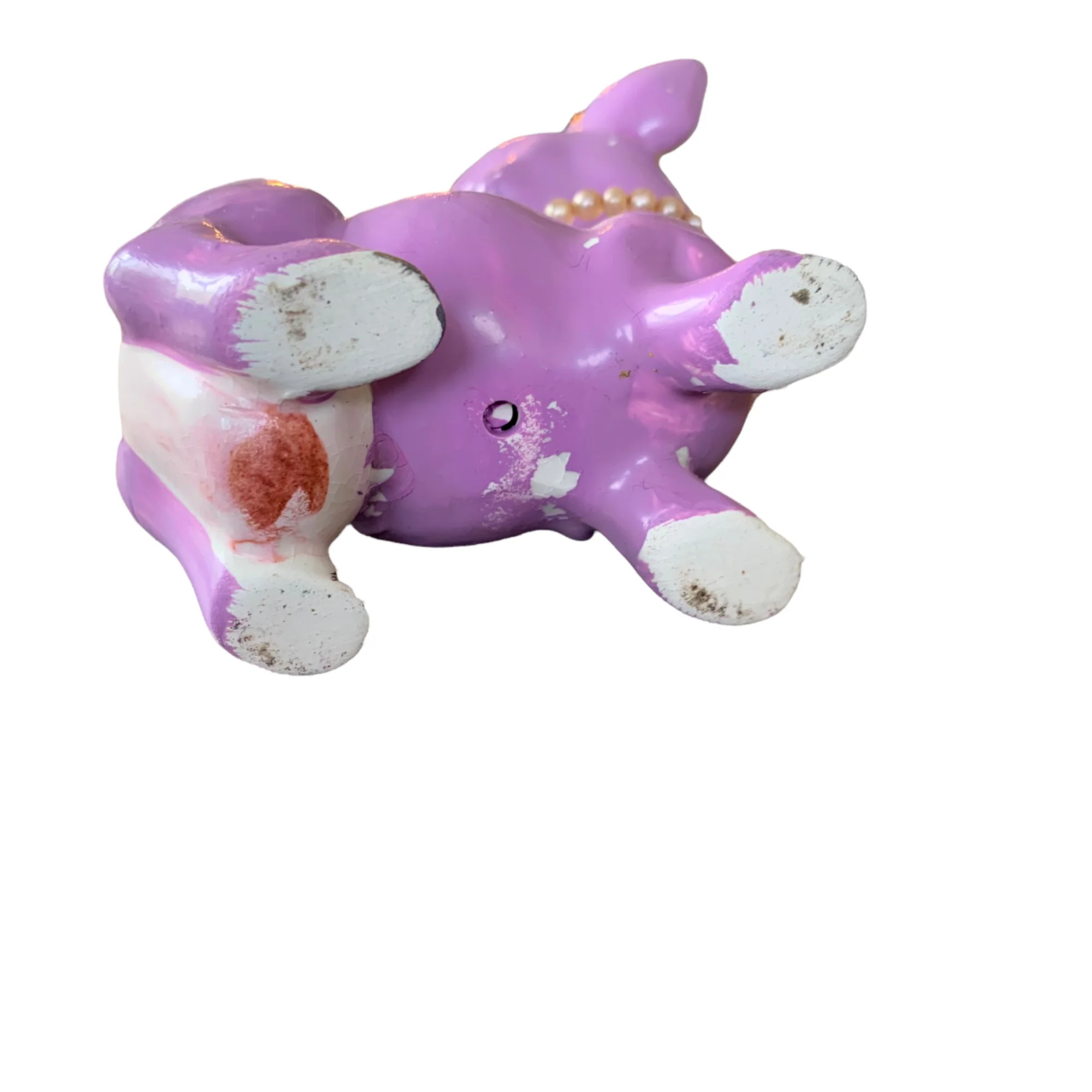 Anthropomorphic Purple Cow Figurine - Image 10