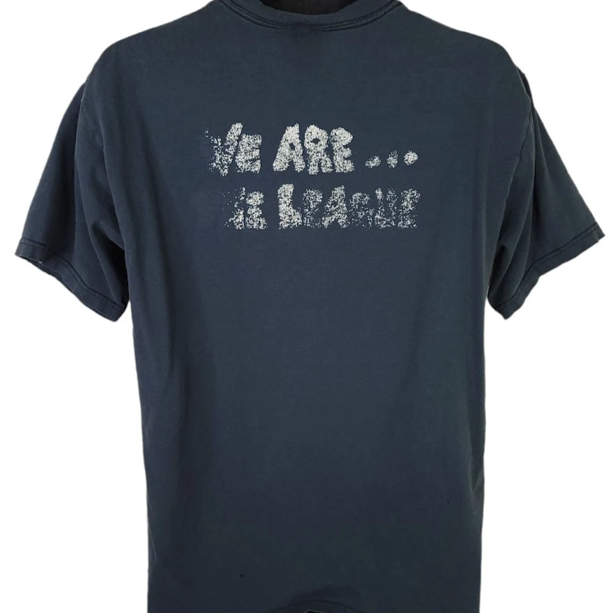 Anti-Nowhere League T-Shirt Vintage 00s We Are The League Punk Rock Mens Size Large - Image 3