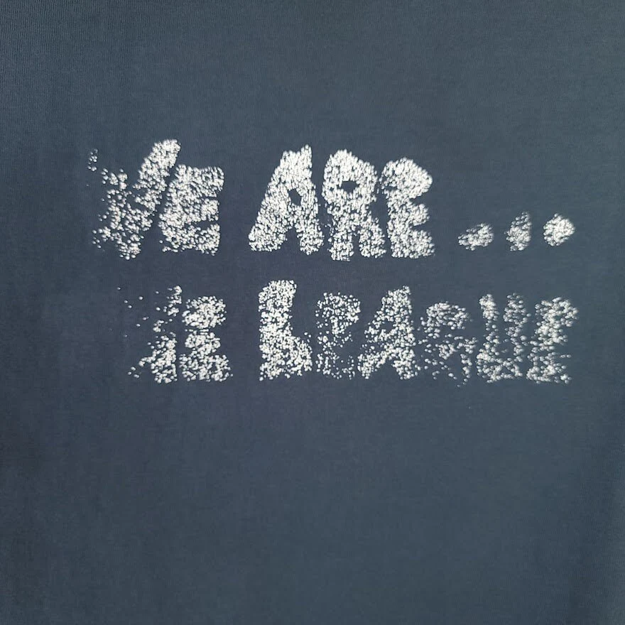 Anti-Nowhere League T-Shirt Vintage 00s We Are The League Punk Rock Mens Size Large - Image 4