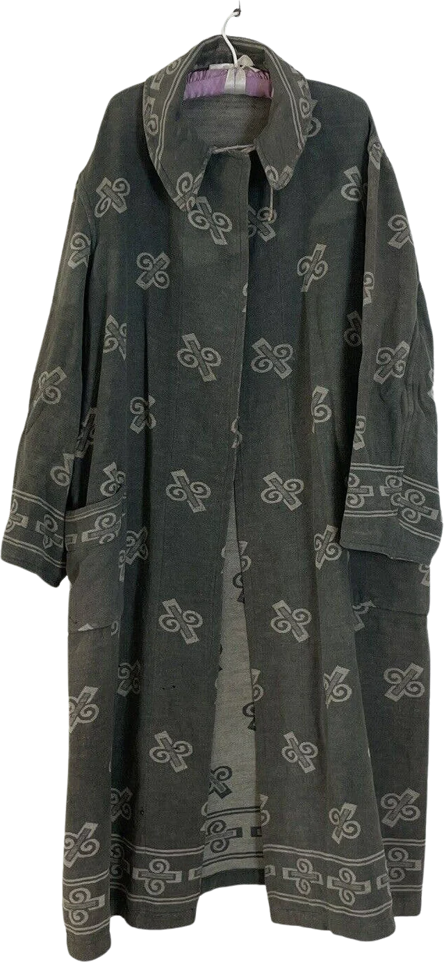 Antique Beacon Blanket Coat Duster Riding Jacket Vintage 40s 50s Mens M/l