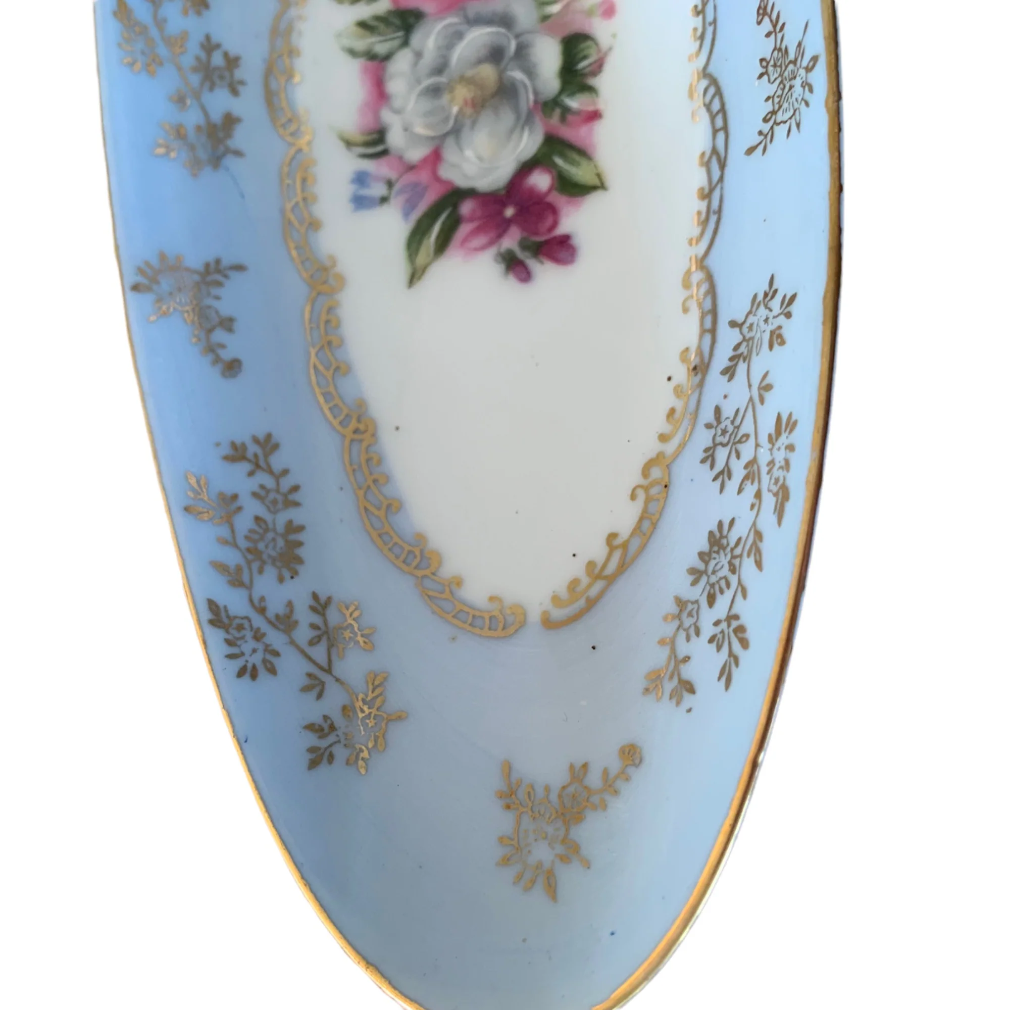 Arnart 5th Ave Porcelain Floral Hand Painted Dish - Image 4