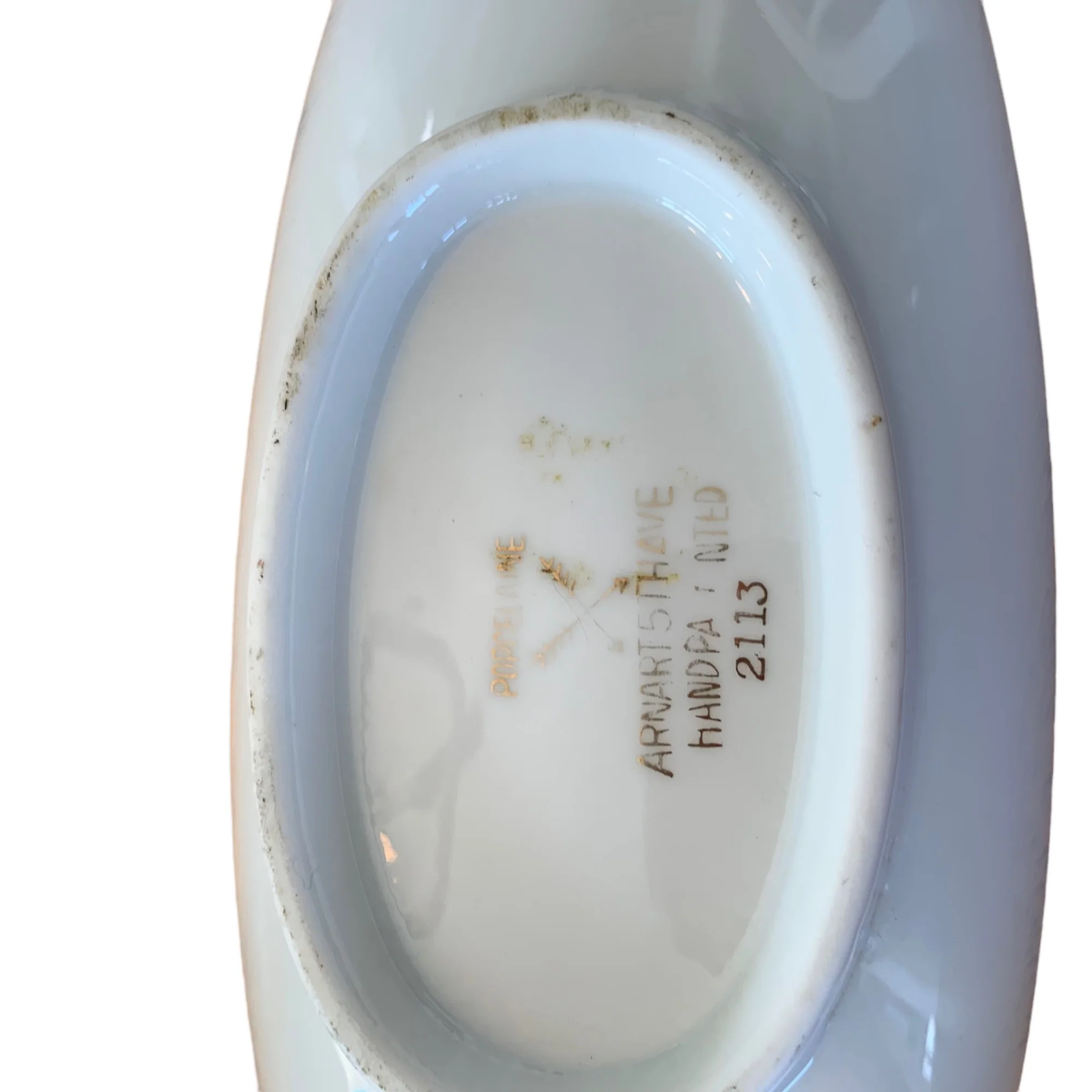 Arnart 5th Ave Porcelain Floral Hand Painted Dish - Image 5