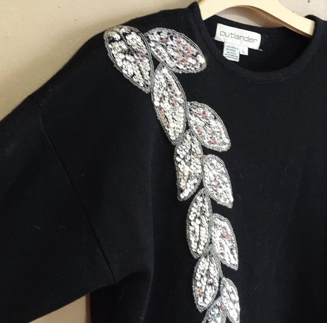 Art Deco Style Pull Over Sweater by Outlander - Image 3
