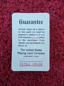 Art Nouveau Gold and Red Playing Cards In 50s Black Plastic Case - Image 4