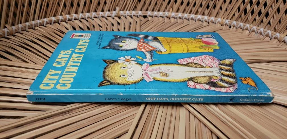 As Is 1969 City Cats Country Cats by Barbara Shook Hazen - Image 3