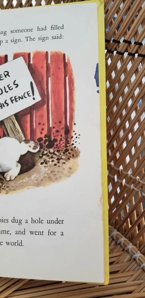 As Is 1970 The Poky Little Puppy Vintage a Golden Book Children's Book by Janette Sebring Lowrey - Image 10