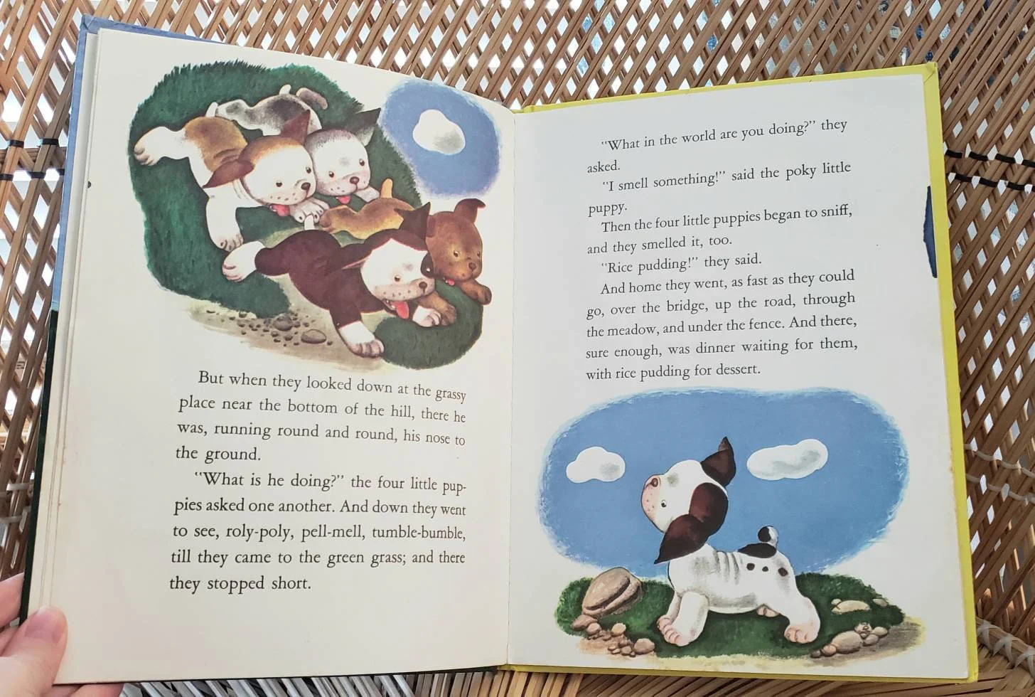 As Is 1970 The Poky Little Puppy Vintage a Golden Book Children's Book by Janette Sebring Lowrey - Image 5