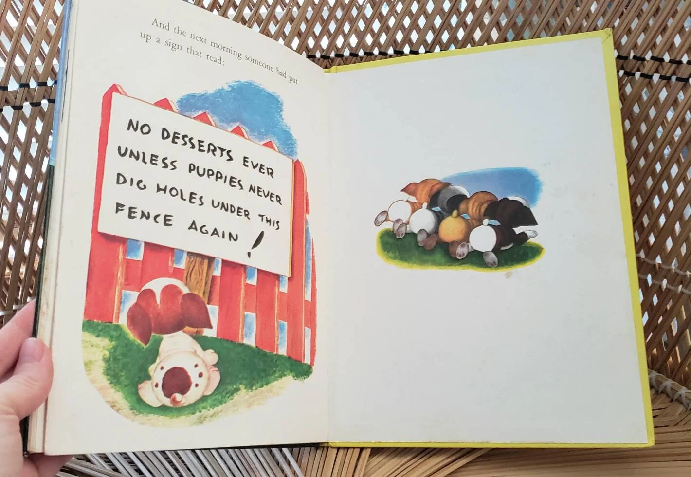As Is 1970 The Poky Little Puppy Vintage a Golden Book Children's Book by Janette Sebring Lowrey - Image 7