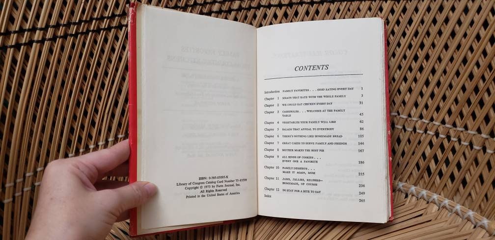 As Is 1973 Family Favorites From Country Kitchens Cookbook by Elise W Manning - Image 7