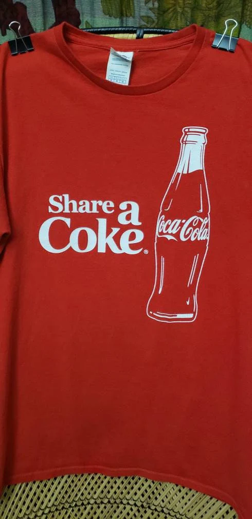As Is Vintage Share a Coke Coca Cola T-Shirt by Delta Pro Weight - Image 4