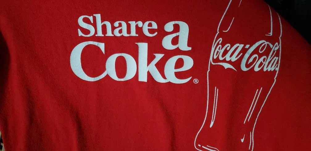 As Is Vintage Share a Coke Coca Cola T-Shirt by Delta Pro Weight - Image 9