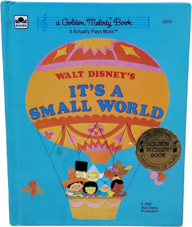As Is It's a Small World Golden Melody Book No Music by Walt Disney