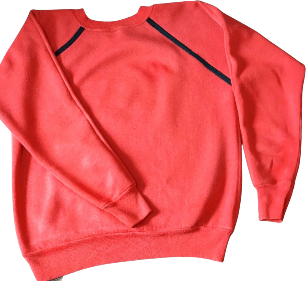 80's Red Graphic Sweatshirt by Pannell - Image 2