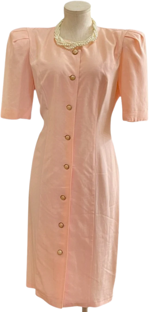 Baby Doll Pink Puff Sleeve Dress By All That Jazz