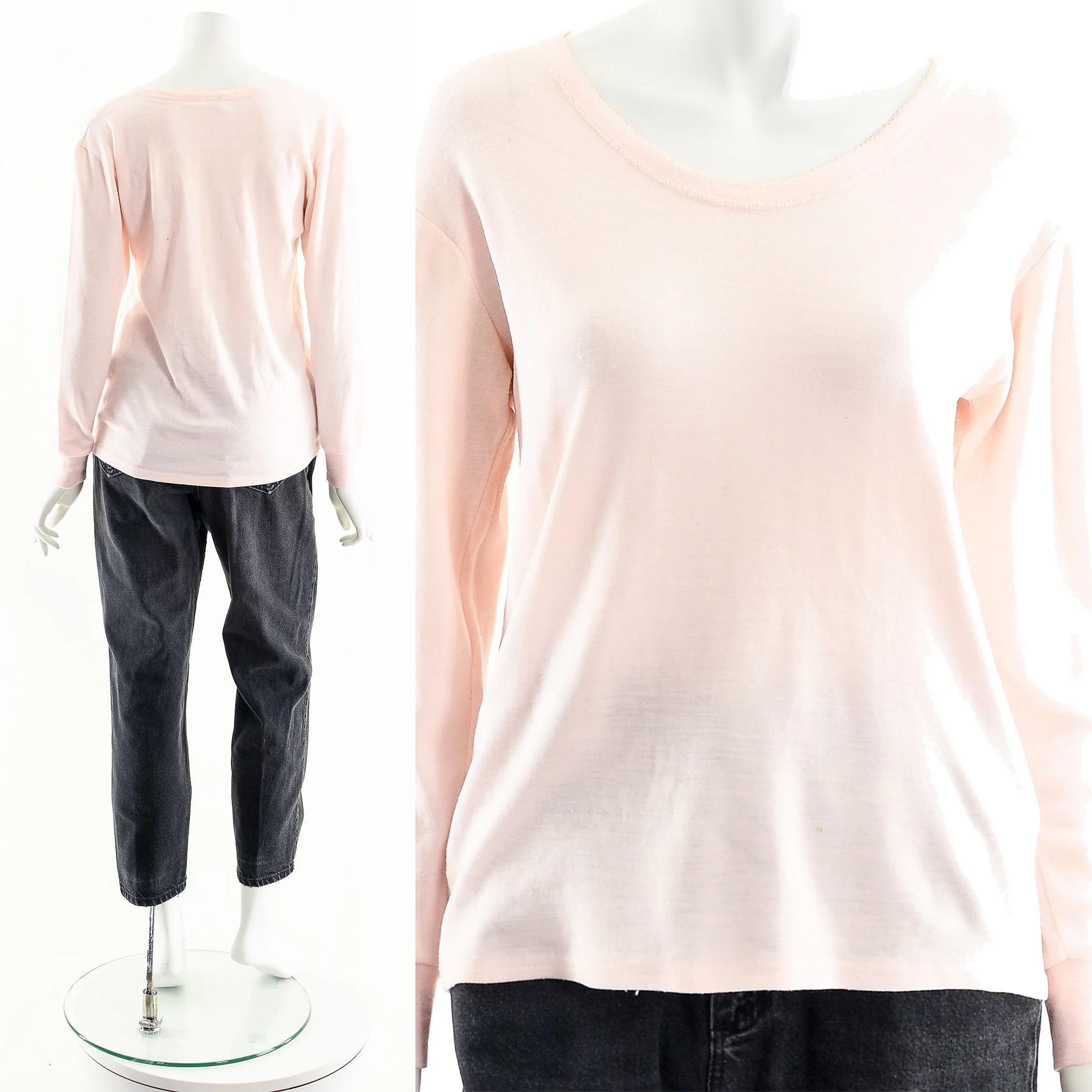 Baby Pink Sparkle Ballerina Sweater by Damart - Image 4