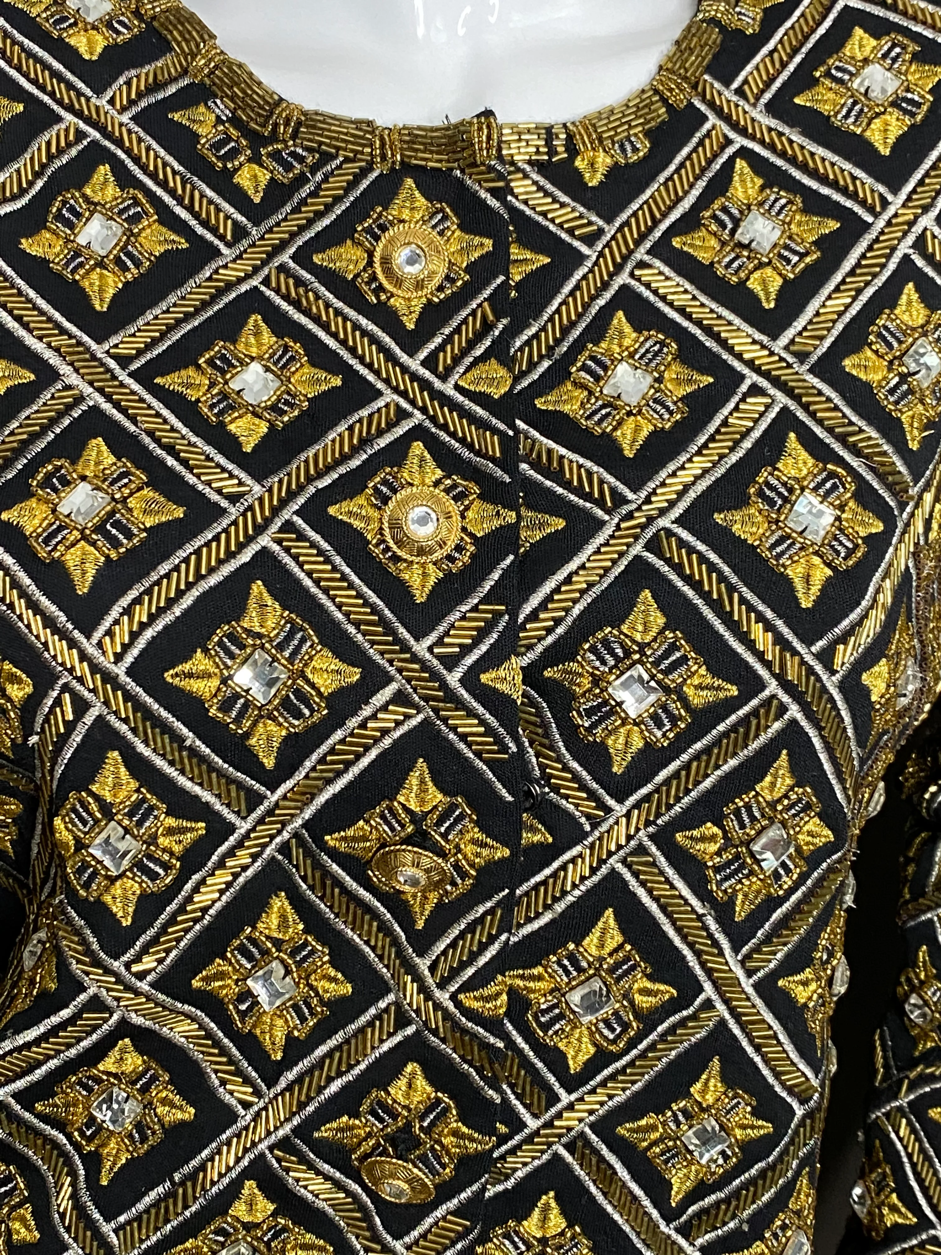 Bad And Beaded Heavily Embroidered Jacket - Image 4