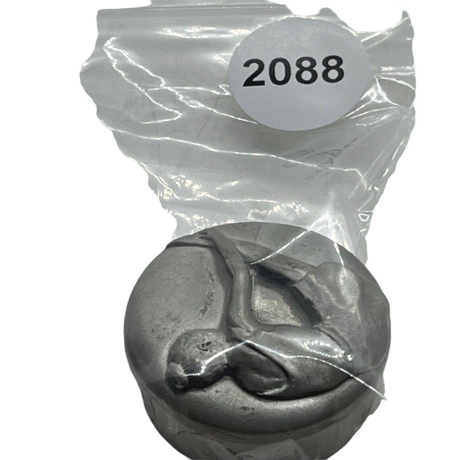 Ballerina Pewter Trinket Box and Earrings Etain Zinn 1995 by Seagull Pewter - Image 10