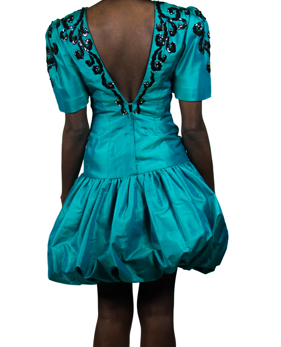 Balloned Skirt Dress - Image 2