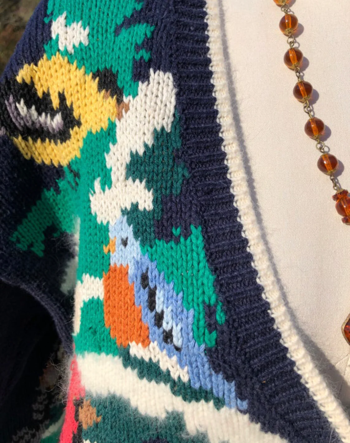 Beautiful 90s Design Options Bird Sweater - Image 4