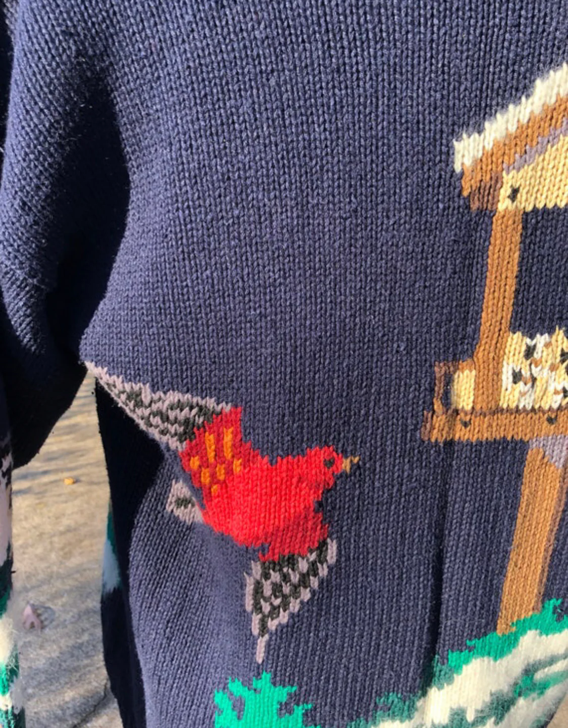 Beautiful 90s Design Options Bird Sweater - Image 7
