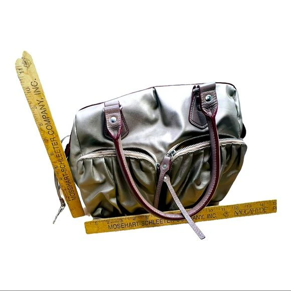 Belle Top Leather Handle Bag Nylon Nwot by MZ Wallace - Image 14