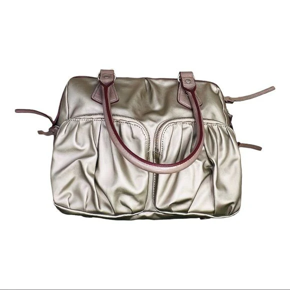 Belle Top Leather Handle Bag Nylon Nwot by MZ Wallace - Image 15