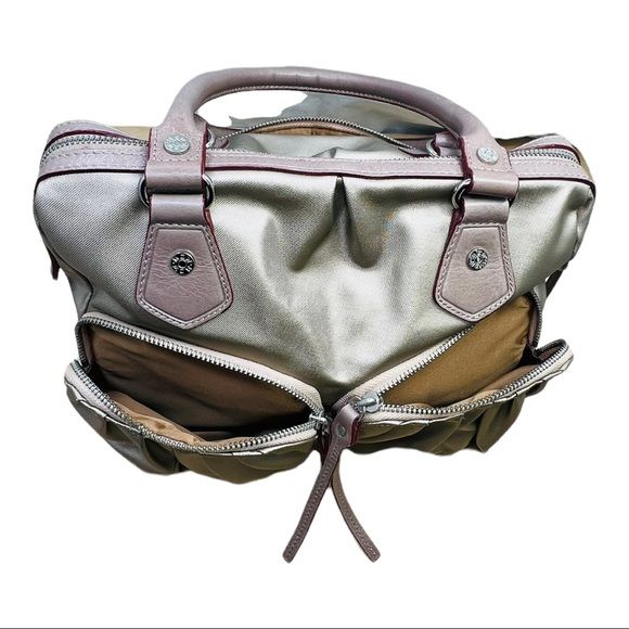 Belle Top Leather Handle Bag Nylon Nwot by MZ Wallace - Image 5