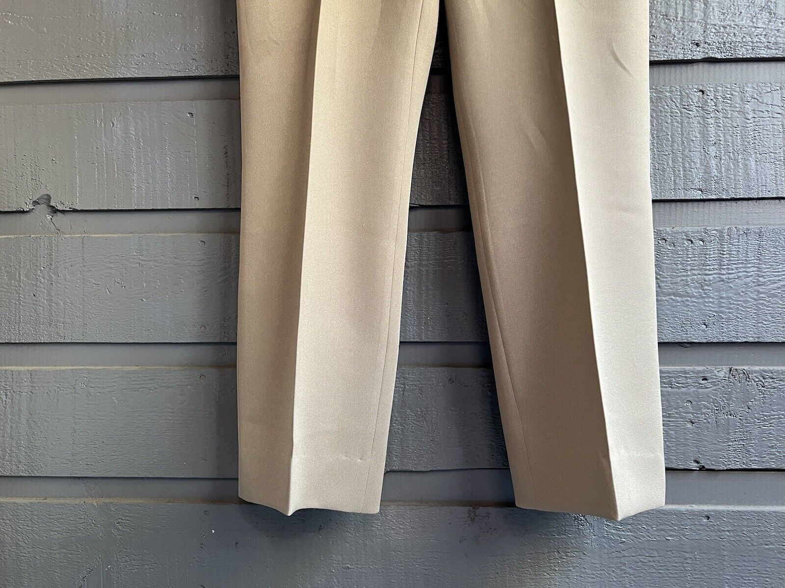70s Flat Front Khaki Pants Slacks 37x29 By Sansa Pants - Image 4