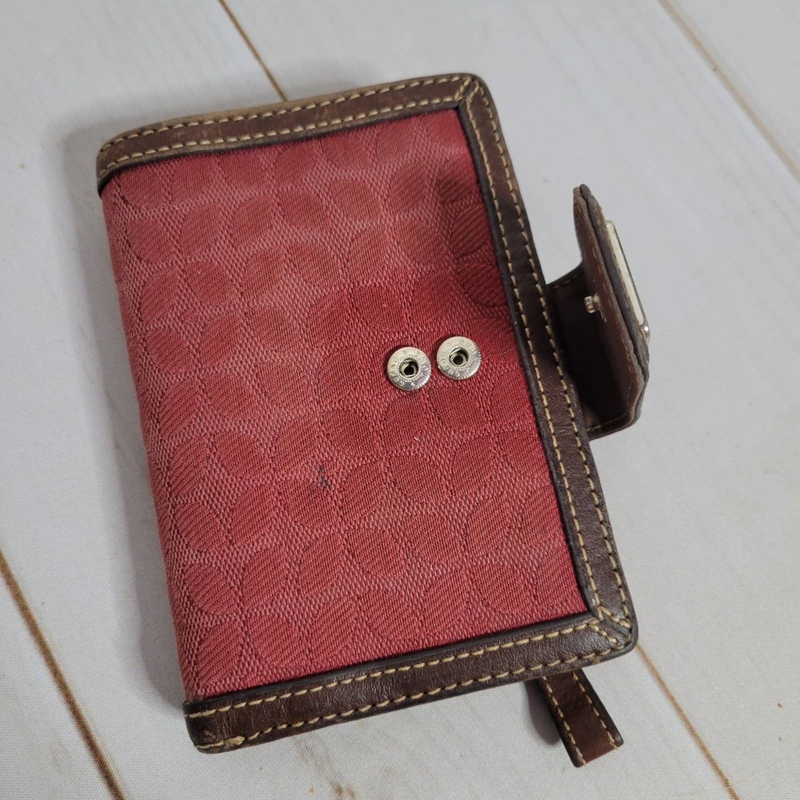 Bifold Leather and Fabric Wallet by Fossil - Image 2