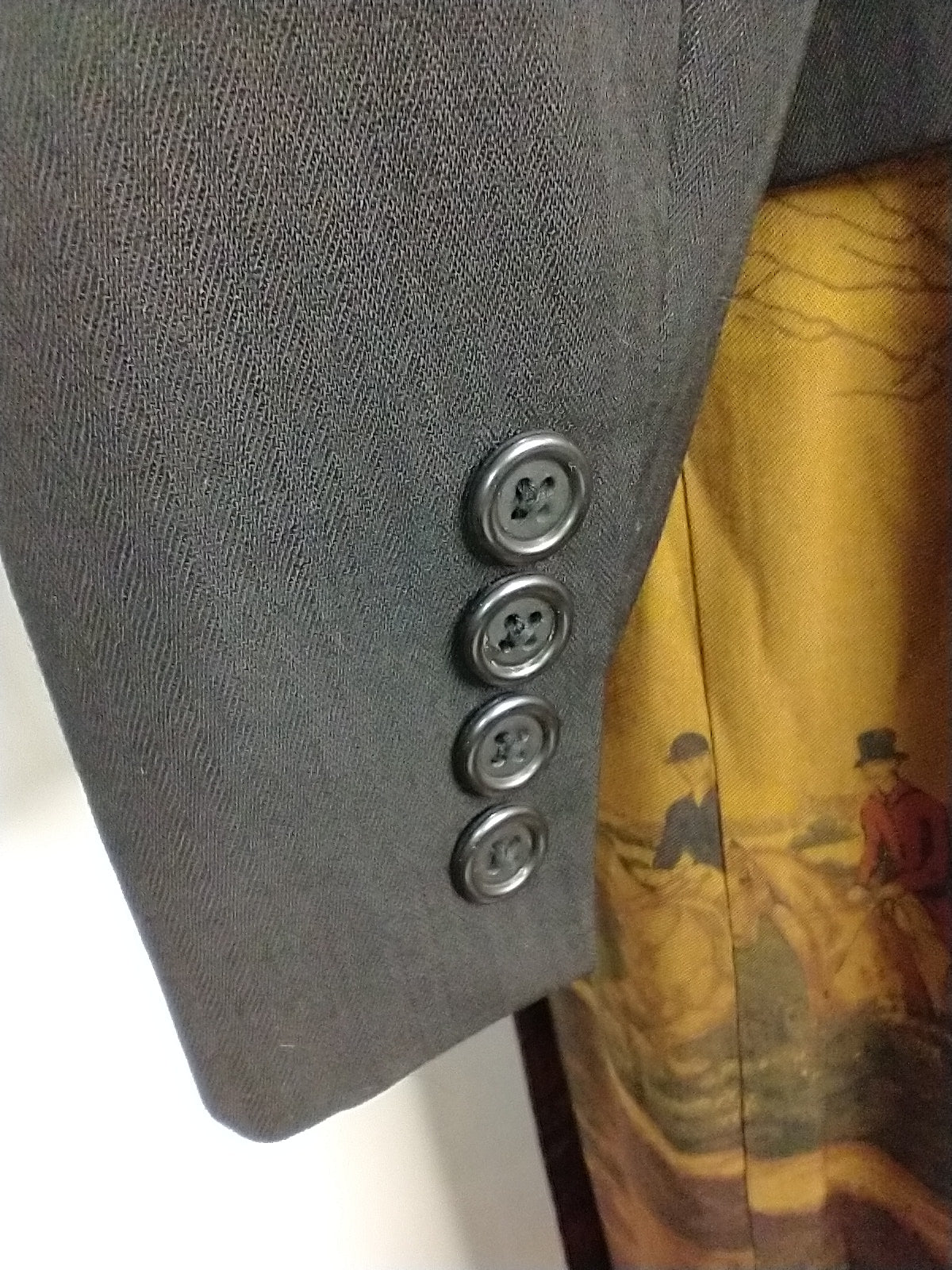 Black Classic Wool Jacket By Ralph Blue Label - Image 5