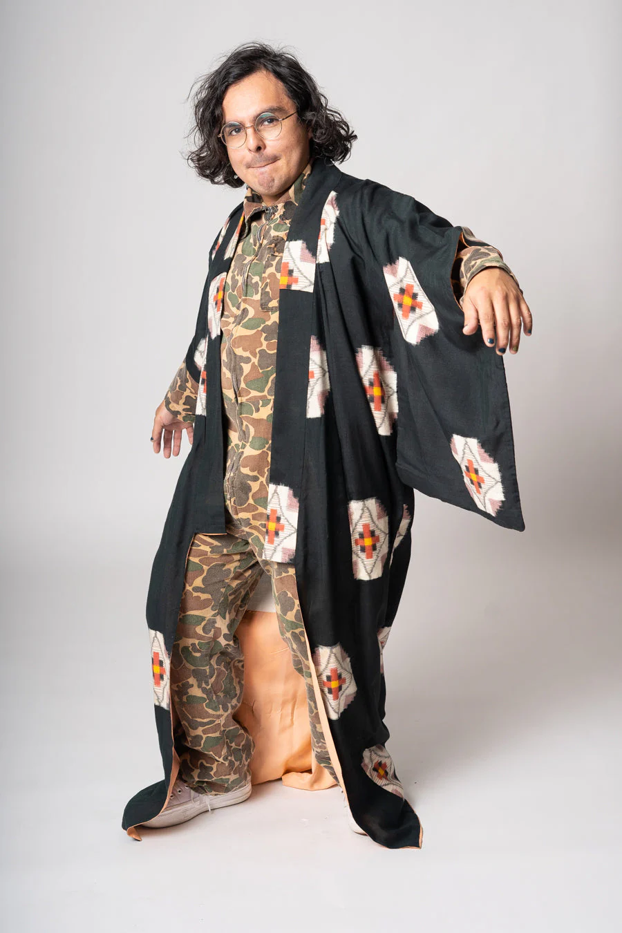 Black Daisy Kimono - Image 4