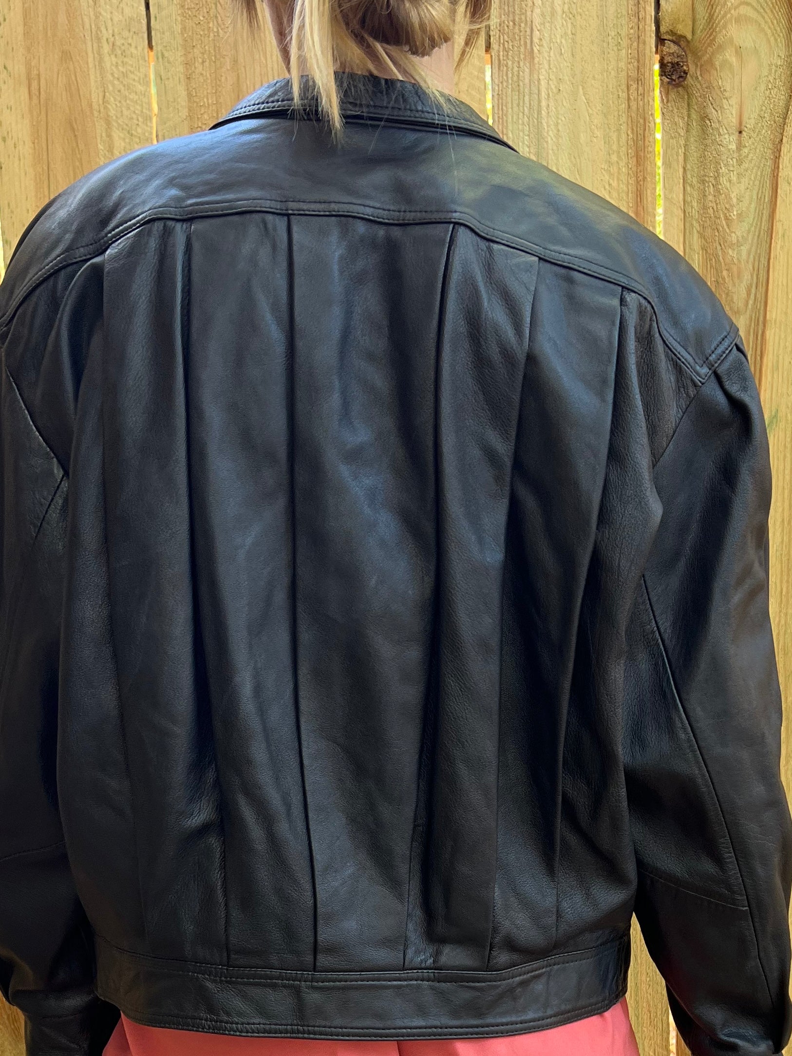 Black Leather Jacket - Image 10