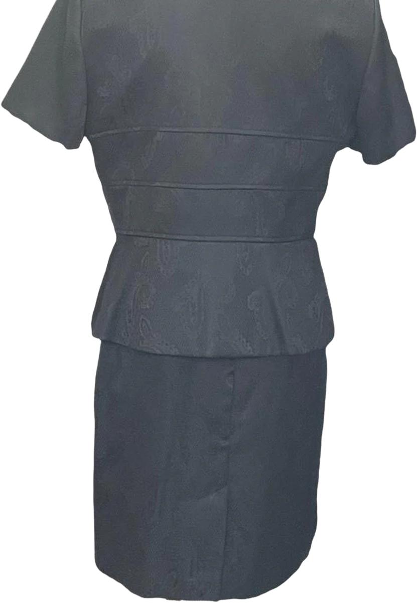 Black Two Piece Skirt Set By Lois Snyder/ Dani Max - Image 2