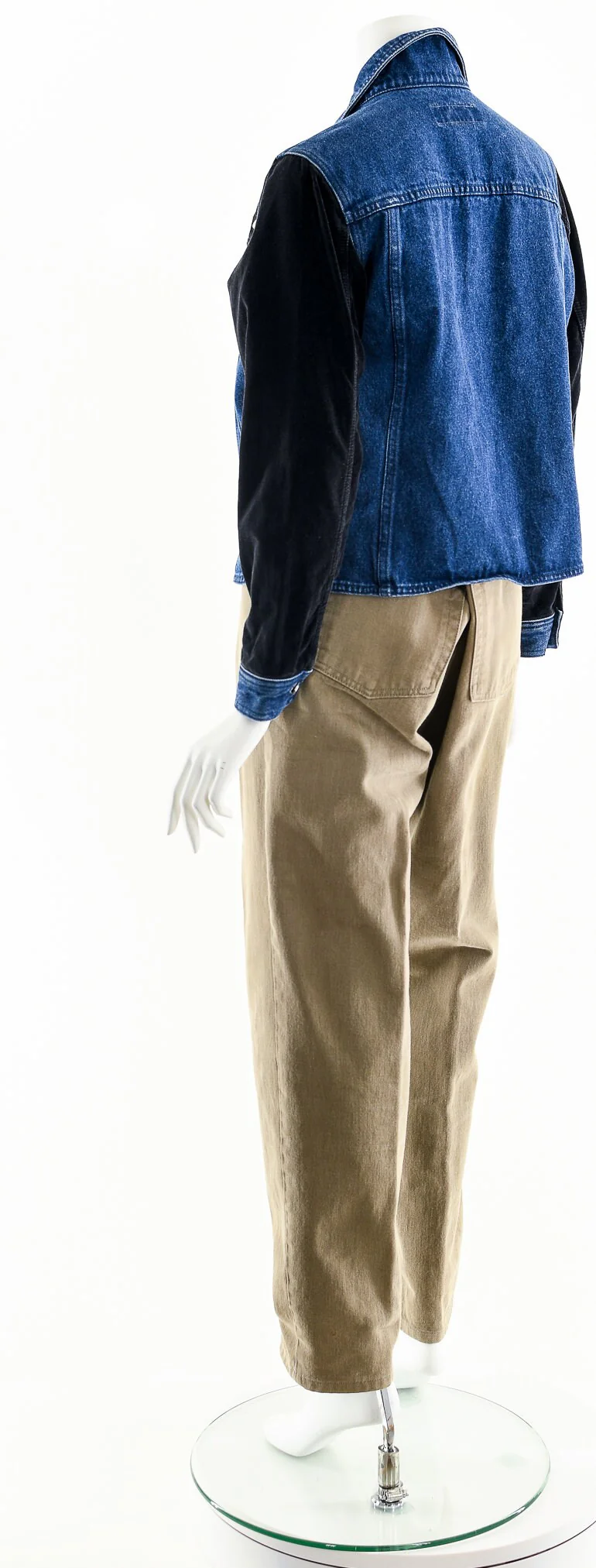 Black Velour Denim Jacket by L.a. Blues - Image 9