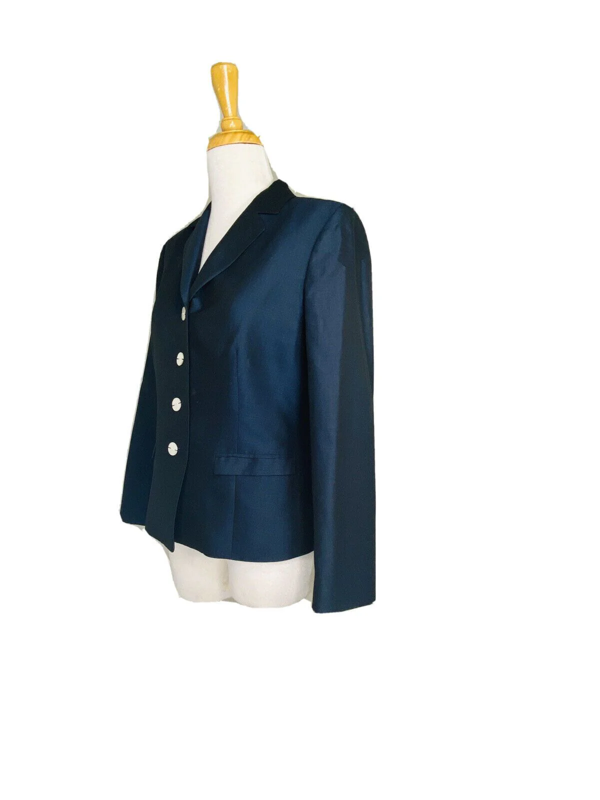 Blazer Navy Viscose Mohair Lightweight Sz 6 Nwot by Albert Nipon - Image 3