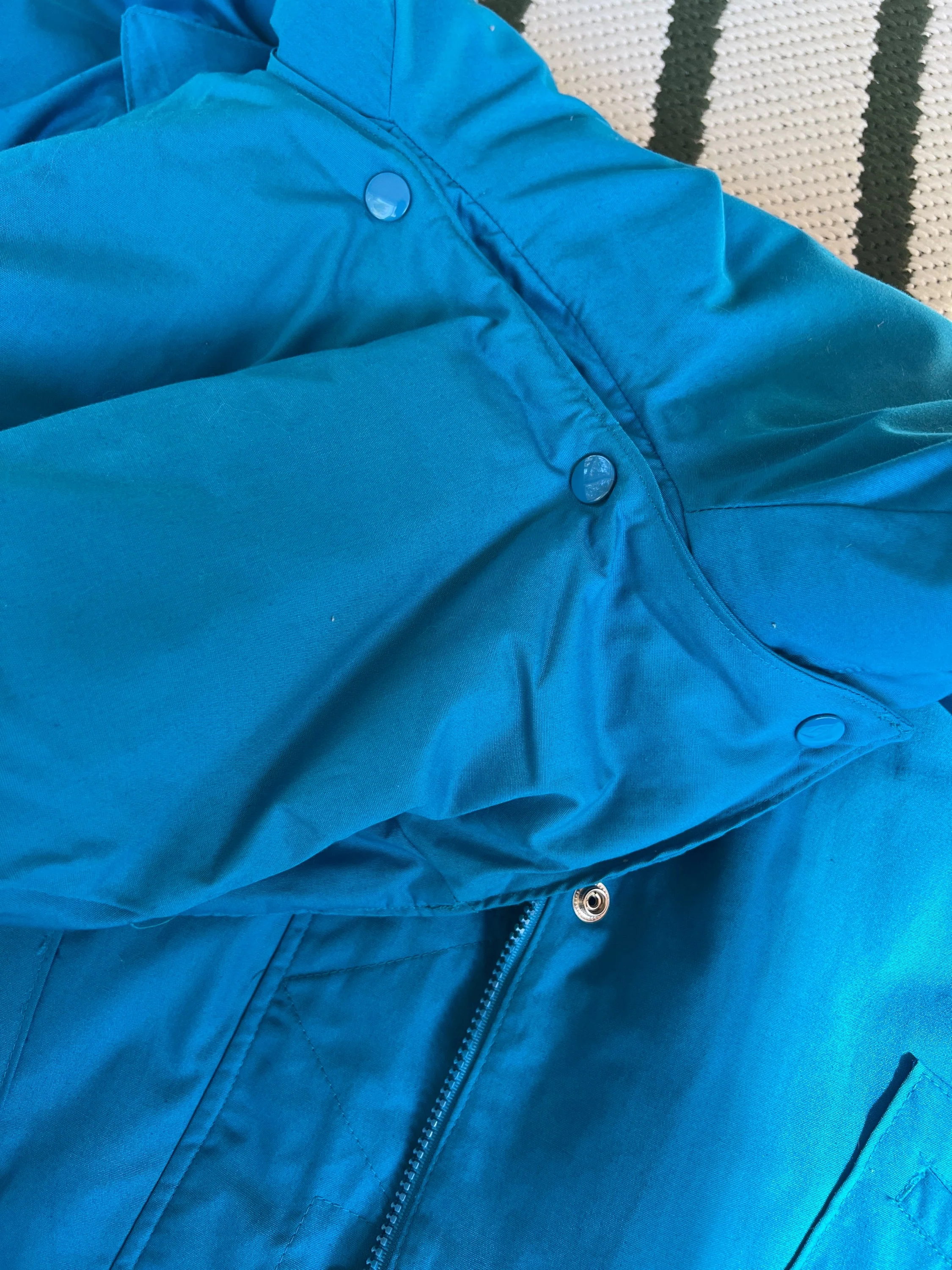 Blue Collar and Hood Outdoors Coat by London Fog - Image 12