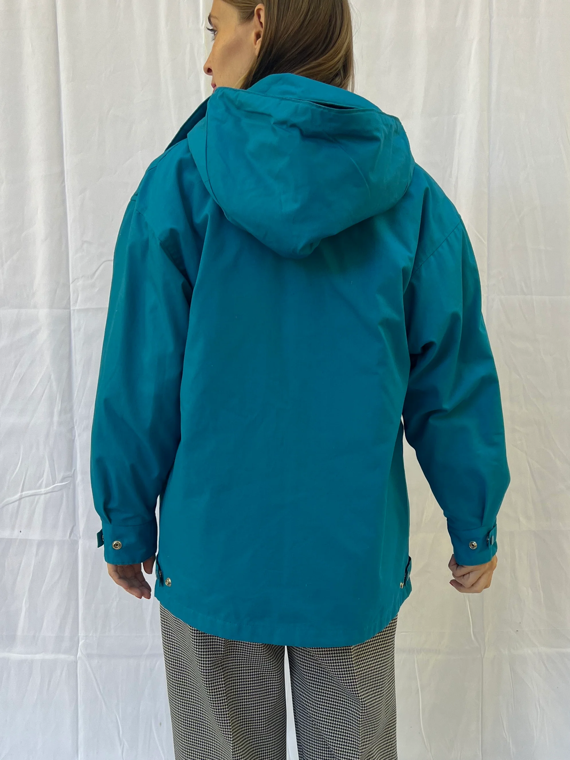 Blue Collar and Hood Outdoors Coat by London Fog - Image 6