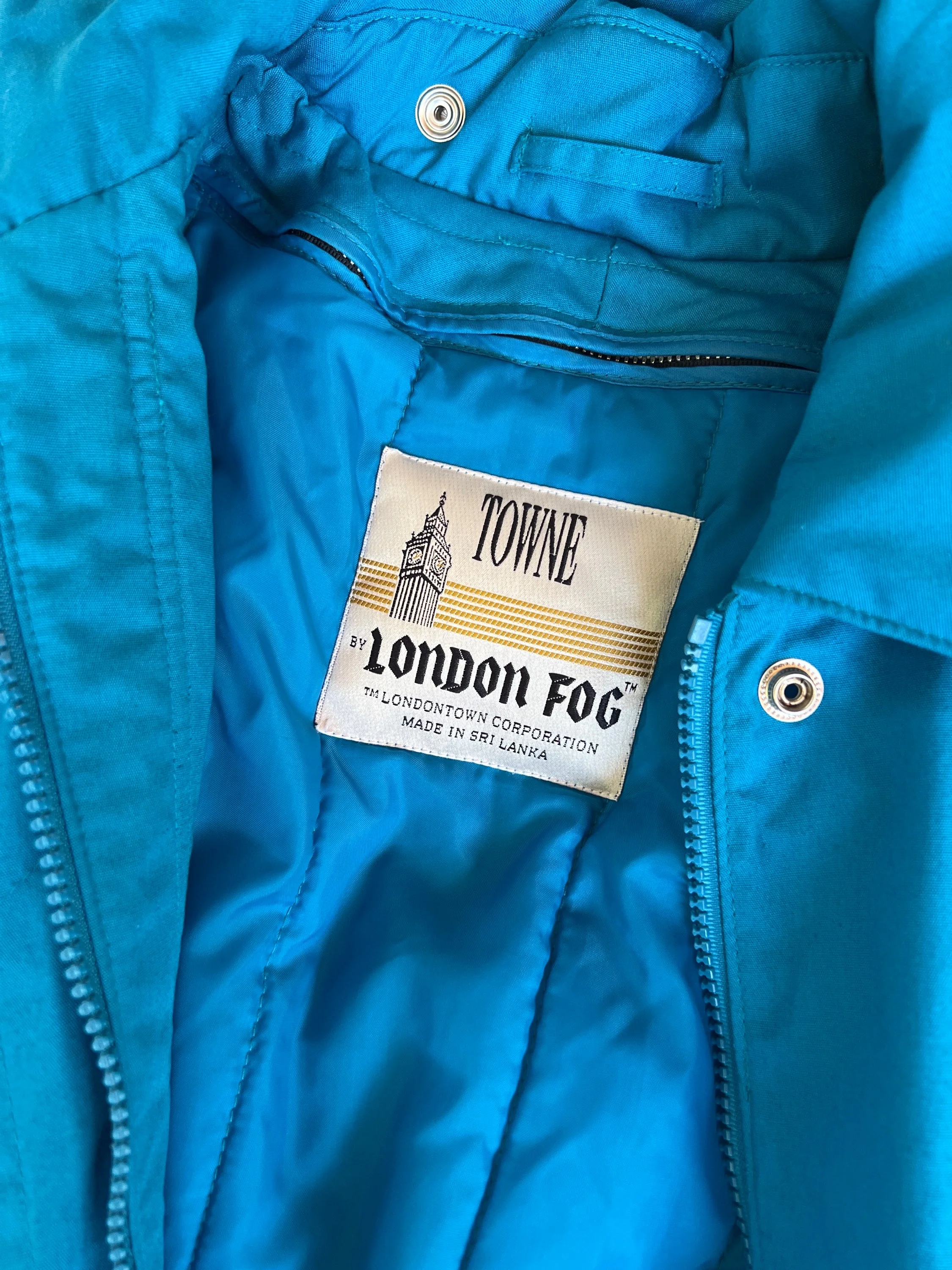 Blue Collar and Hood Outdoors Coat by London Fog - Image 9