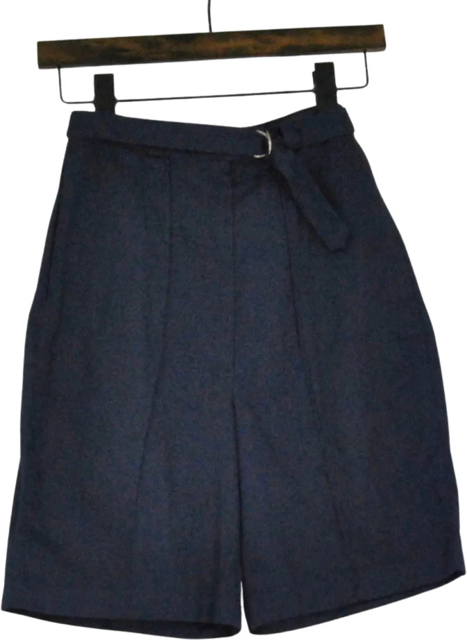 Blue Cotton Shorts By Aldrich & Aldrich